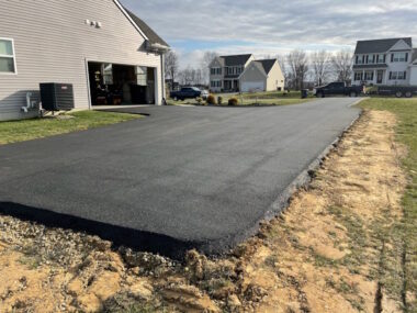 Paved driveway